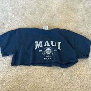 Crop Maui shirt